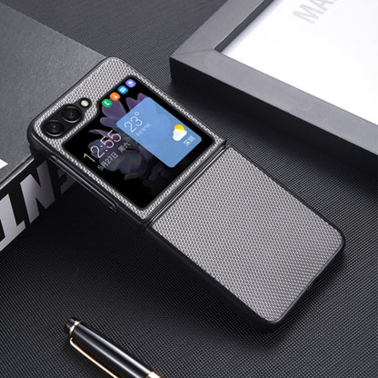 Nylon Woven Texture Folding Phone Case, For Samsung Galaxy Z Flip6 / Flip7 FE