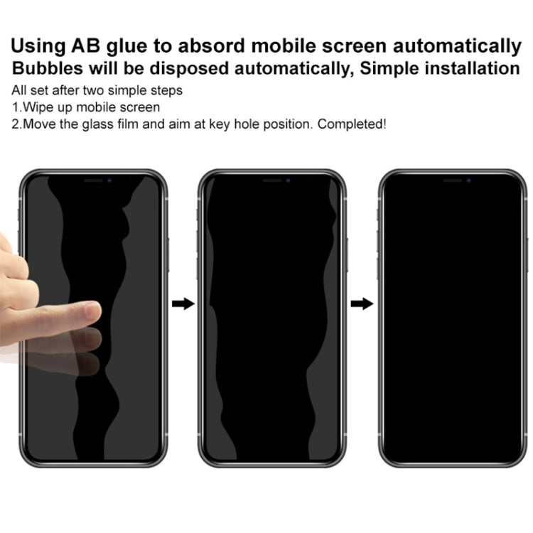 imak Front Screen + Back Cover Tempered Glass Film, Phone Case Edition