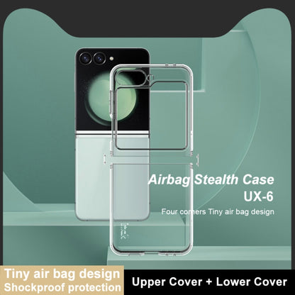 imak UX-6 series All-inclusive Shockproof Airbag TPU Invisible Phone Case, For Samsung Galaxy Z Flip6 / Flip7 FE