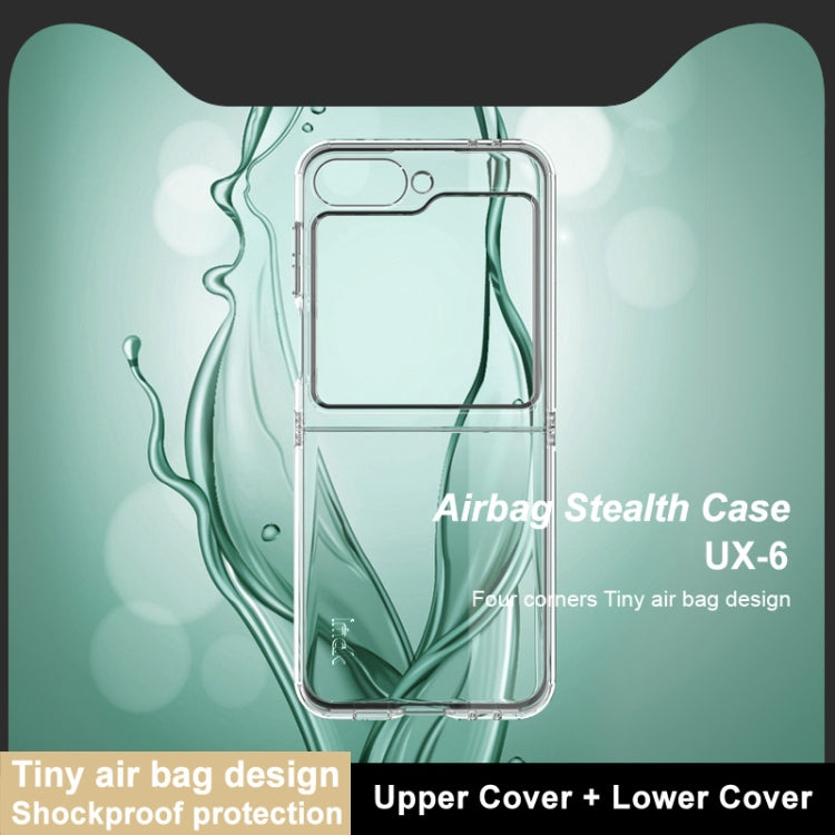 imak UX-6 series All-inclusive Shockproof Airbag TPU Invisible Phone Case, For Samsung Galaxy Z Flip6 / Flip7 FE
