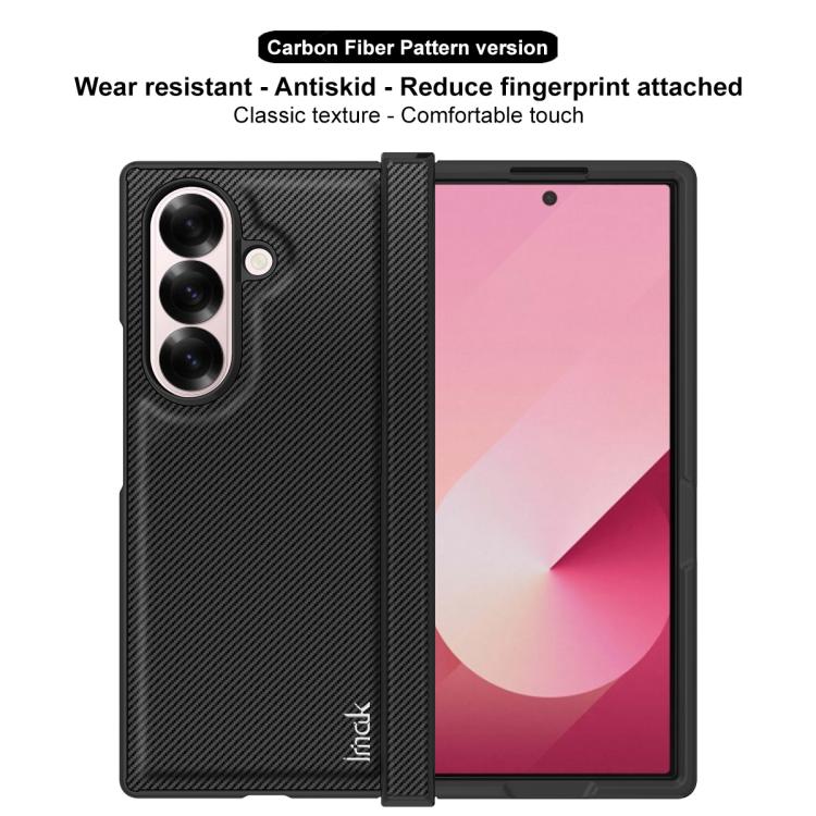 imak Ruiyi Series Carbon Fiber PU + PC Phone Case, For Samsung Galaxy Z Fold7 5G, For Samsung Galaxy Z Flip7 5G, For Samsung Galaxy Z Flip6 / Flip7 FE, For Samsung Galaxy Z Fold6
