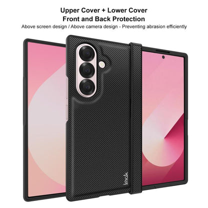 imak Ruiyi Series Carbon Fiber PU + PC Phone Case, For Samsung Galaxy Z Fold7 5G, For Samsung Galaxy Z Flip7 5G, For Samsung Galaxy Z Flip6 / Flip7 FE, For Samsung Galaxy Z Fold6