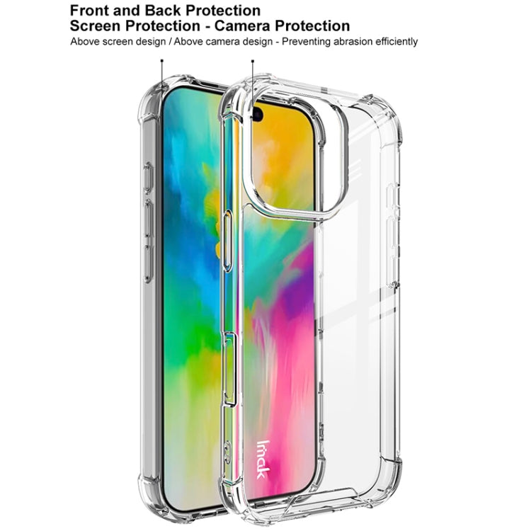 IMAK Space Shield PC + TPU Airbag Shockproof Phone Case, For iPhone 16 Pro Max, For iPhone 16 Pro, For iPhone 16