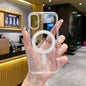 Large Hole Camera MagSafe Magnetic Clear Acrylic TPU Case