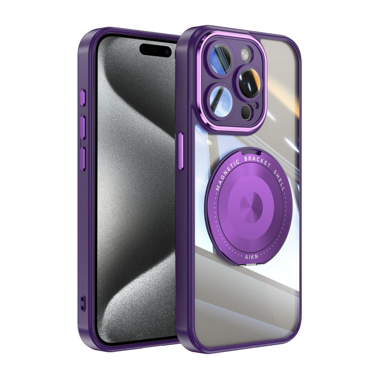 360 Holder Magsafe Acrylic Hybrid TPU Phone Case, For iPhone 16, For iPhone 15 Pro Max, For iPhone 15 Pro, For iPhone 15