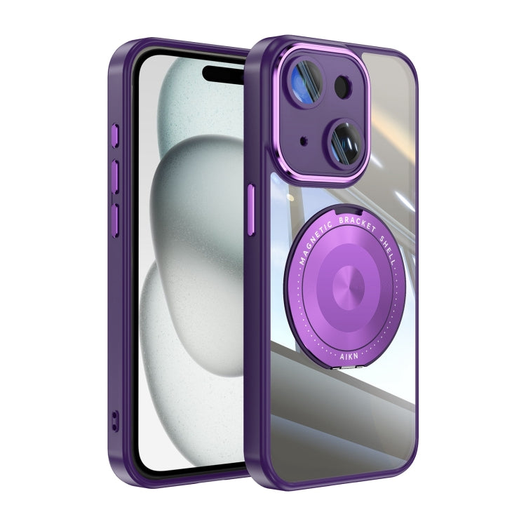 360 Holder Magsafe Acrylic Hybrid TPU Phone Case, For iPhone 16, For iPhone 15 Pro Max, For iPhone 15 Pro, For iPhone 15