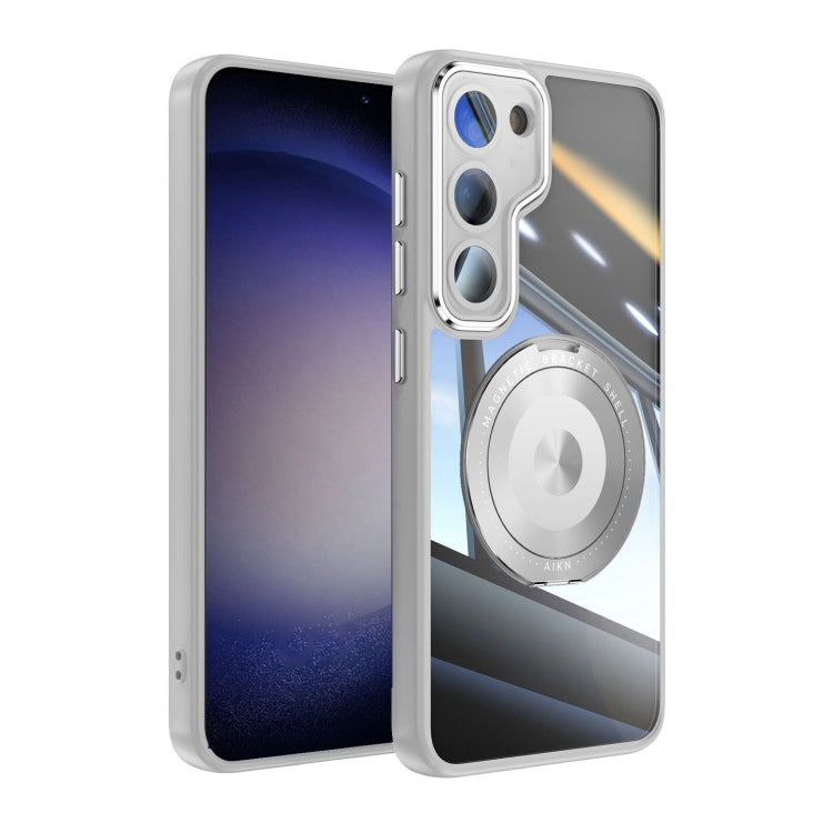 360 Holder MagSafe Acrylic Hybrid TPU Phone Case, For Samsung Galaxy S24+ 5G, For Samsung Galaxy S24 5G, For Samsung Galaxy S23 Ultra 5G, For Samsung Galaxy S23+ 5G