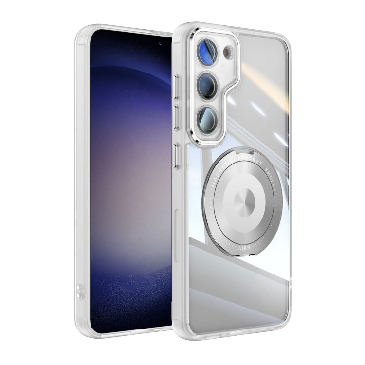 360 Holder MagSafe Acrylic Hybrid TPU Phone Case, For Samsung Galaxy S23+ 5G, For Samsung Galaxy S23 5G