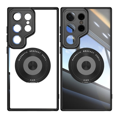 360 Holder MagSafe Acrylic Hybrid TPU Phone Case, For Samsung Galaxy S24 Ultra 5G, For Samsung Galaxy S24+ 5G, For Samsung Galaxy S24 5G, For Samsung Galaxy S23 Ultra 5G