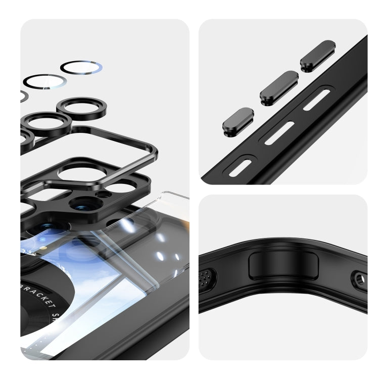 360 Holder MagSafe Acrylic Hybrid TPU Phone Case, For Samsung Galaxy S24 Ultra 5G, For Samsung Galaxy S24+ 5G, For Samsung Galaxy S24 5G, For Samsung Galaxy S23 Ultra 5G