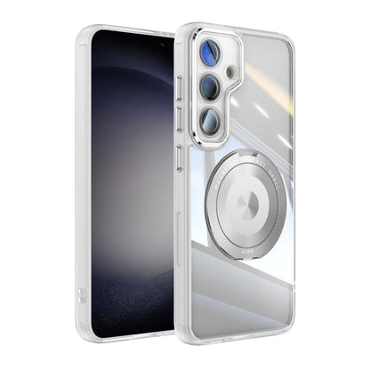 360 Holder MagSafe Acrylic Hybrid TPU Phone Case, For Samsung Galaxy S25+ 5G, For Samsung Galaxy S25 Ultra 5G, For Samsung Galaxy S24 FE 5G, For Samsung Galaxy S24 Ultra 5G