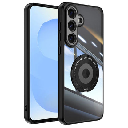 360 Holder MagSafe Acrylic Hybrid TPU Phone Case, For Samsung Galaxy S26+ 5G, For Samsung Galaxy S26 Ultra 5G, For Samsung Galaxy S26 5G, For Samsung Galaxy S25 5G