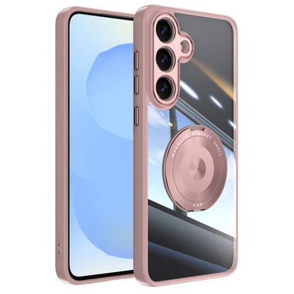 360 Holder MagSafe Acrylic Hybrid TPU Phone Case, For Samsung Galaxy S26+ 5G, For Samsung Galaxy S26 Ultra 5G, For Samsung Galaxy S26 5G, For Samsung Galaxy S25 5G