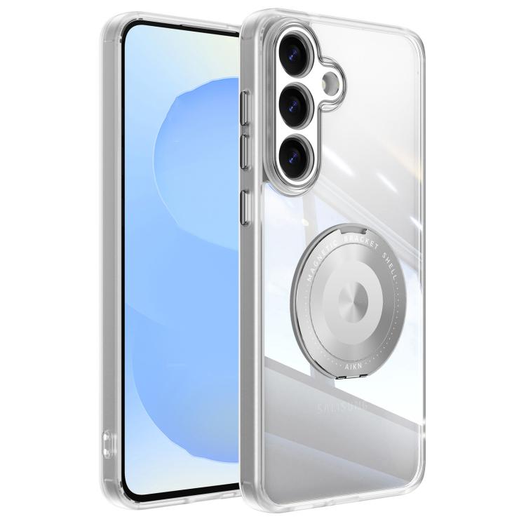 360 Holder MagSafe Acrylic Hybrid TPU Phone Case, For Samsung Galaxy S26+ 5G, For Samsung Galaxy S26 Ultra 5G, For Samsung Galaxy S26 5G, For Samsung Galaxy S25 5G