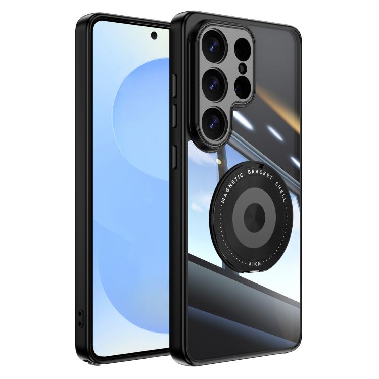 360 Holder MagSafe Acrylic Hybrid TPU Phone Case, For Samsung Galaxy S26+ 5G, For Samsung Galaxy S26 Ultra 5G, For Samsung Galaxy S26 5G, For Samsung Galaxy S25 5G