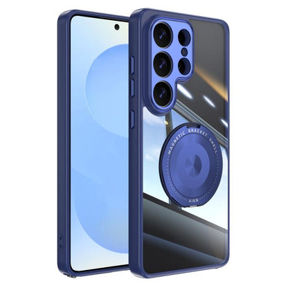 360 Holder MagSafe Acrylic Hybrid TPU Phone Case, For Samsung Galaxy S26+ 5G, For Samsung Galaxy S26 Ultra 5G, For Samsung Galaxy S26 5G, For Samsung Galaxy S25 5G