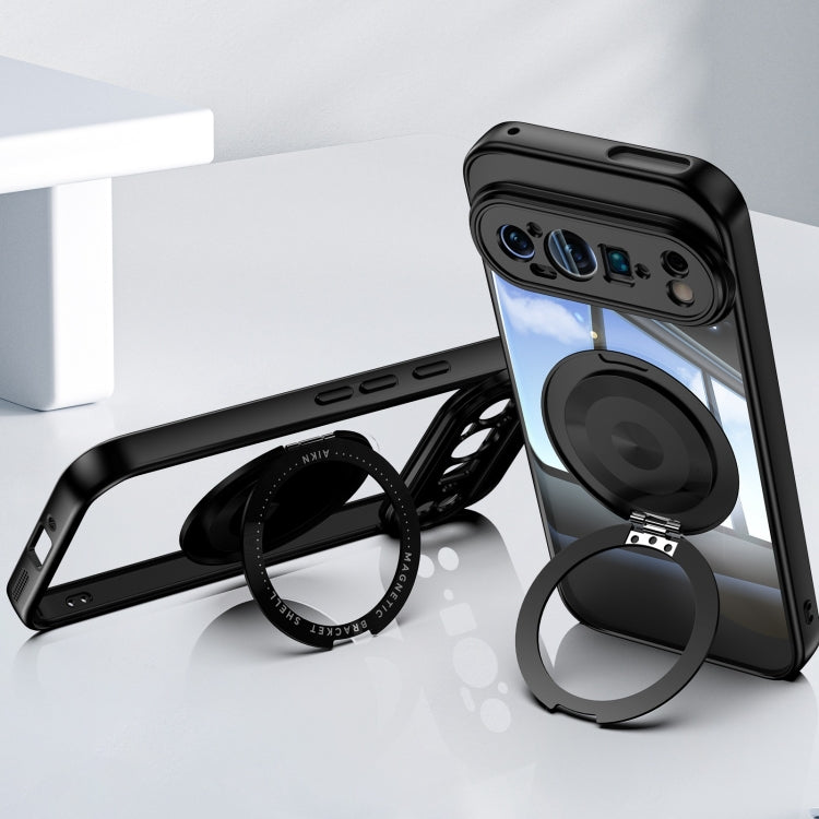 360 Holder Magsafe Acrylic Hybrid TPU Phone Case, For Google Pixel 9, For Google Pixel 8a