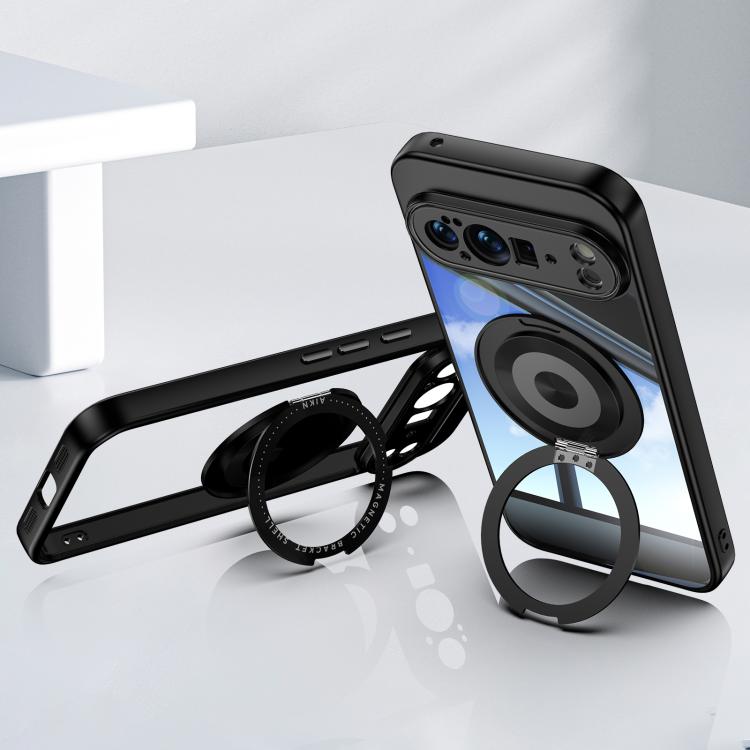 360 Holder Magsafe Acrylic Hybrid TPU Phone Case, For Google Pixel 10 Pro XL, For Google Pixel 10 / 10 Pro, For Google Pixel 9 Pro XL, For Google Pixel 9 Pro