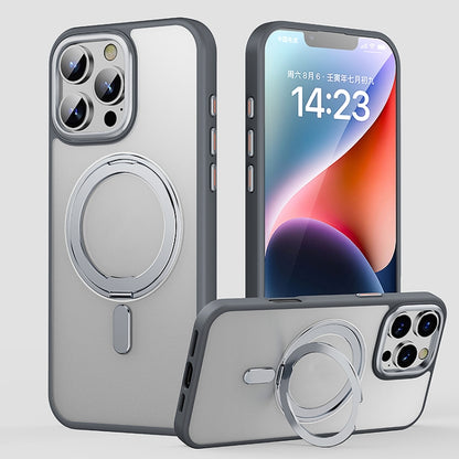 360 Rotating MagSafe Magnetic Frosted Phone Case