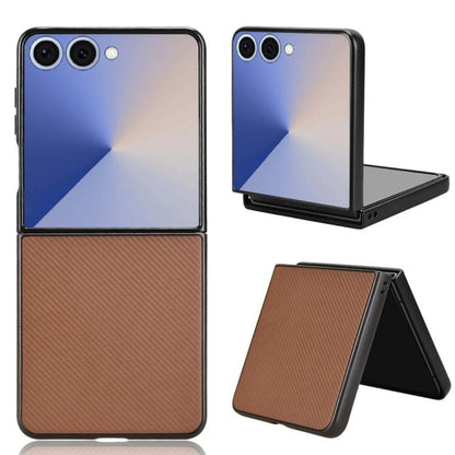 PU Leather PC Phone Case, For Samsung Galaxy Z Flip7 5G, For Samsung Galaxy Z Flip6 / Flip7 FE, For Samsung Galaxy Z Fold6