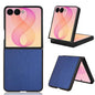 PU Leather PC Phone Case, For Galaxy Z Flip8 5G, For Samsung Galaxy Z Flip7 5G, For Samsung Galaxy Z Flip6, For Samsung Galaxy Z Fold6