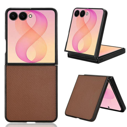PU Leather PC Phone Case, For Galaxy Z Flip8 5G, For Samsung Galaxy Z Flip7 5G, For Samsung Galaxy Z Flip6, For Samsung Galaxy Z Fold6