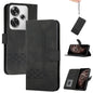 Cubic Skin Feel Flip Leather Phone Case, For Redmi Turbo 3 / Poco F6, For Redmi Note 13R Pro / Poco X6 Neo, For Redmi Note 12 Turbo / Poco F5