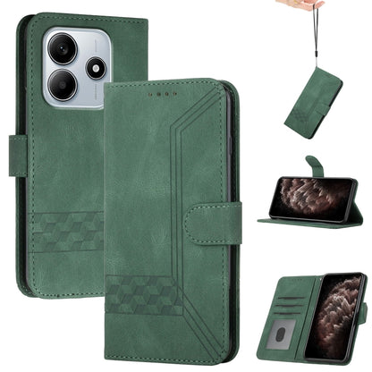 Cubic Skin Feel Flip Leather Phone Case, For Redmi Note 14 5G, For Redmi Note 14 Pro+ 5G, For Redmi Note 14 Pro 5G, For Redmi 13 4G