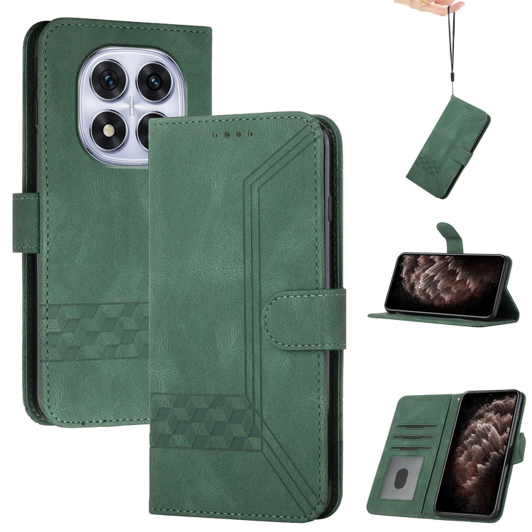 Cubic Skin Feel Flip Leather Phone Case, For Redmi Note 14 Pro+ 5G, For Redmi Note 14 Pro 5G, For Redmi 13 4G, For Redmi Turbo 3 / Poco F6