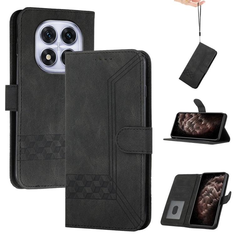 Cubic Skin Feel Flip Leather Phone Case, For Redmi Note 14 Pro+ 5G, For Redmi Note 14 Pro 5G, For Redmi 13 4G, For Redmi Turbo 3 / Poco F6
