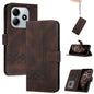 Cubic Skin Feel Flip Leather Phone Case, For Redmi Note 14 4G 164.84mm, For Redmi Turbo 4 / Xiaomi Poco X7 Pro, For Redmi Note 14 Pro 4G, For Redmi Note 14 4G 163.25mm