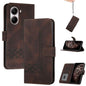 Cubic Skin Feel Flip Leather Phone Case, For Redmi Note 14 4G 164.84mm, For Redmi Turbo 4 / Xiaomi Poco X7 Pro, For Redmi Note 14 Pro 4G, For Redmi Note 14 4G 163.25mm