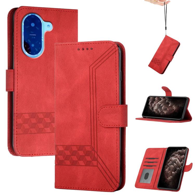 Cubic Skin Feel Flip Leather Phone Case, For Redmi Turbo 4 Pro / Poco F7, For Redmi A5 4G 171.7mm / Poco C71, For Redmi K80 Pro / Poco F7 Ultra, For Redmi K80 / Poco F7 Pro