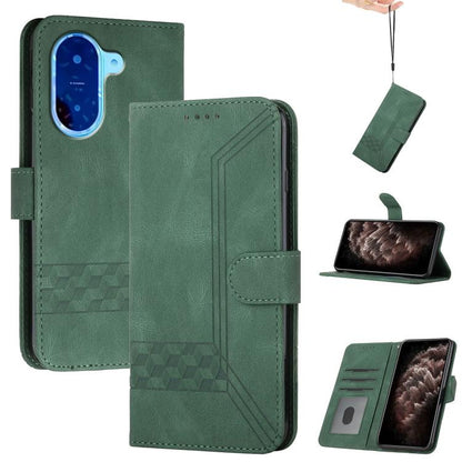 Cubic Skin Feel Flip Leather Phone Case, For Redmi Turbo 4 Pro / Poco F7, For Redmi A5 4G 171.7mm / Poco C71, For Redmi K80 Pro / Poco F7 Ultra, For Redmi K80 / Poco F7 Pro