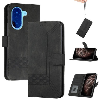 Cubic Skin Feel Flip Leather Phone Case, For Redmi Turbo 4 Pro / Poco F7, For Redmi A5 4G 171.7mm / Poco C71, For Redmi K80 Pro / Poco F7 Ultra, For Redmi K80 / Poco F7 Pro