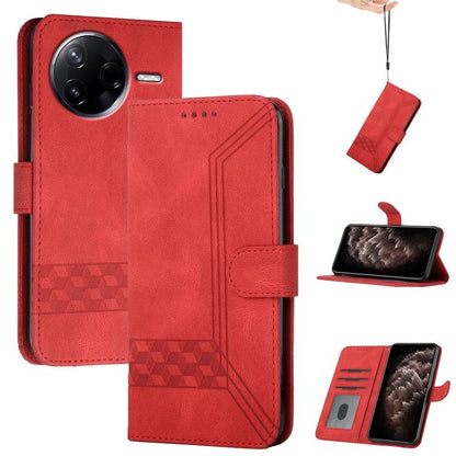 Cubic Skin Feel Flip Leather Phone Case, For Redmi Turbo 4 Pro / Poco F7, For Redmi A5 4G 171.7mm / Poco C71, For Redmi K80 Pro / Poco F7 Ultra, For Redmi K80 / Poco F7 Pro