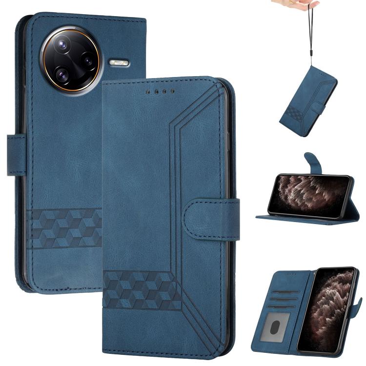 Cubic Skin Feel Flip Leather Phone Case, For Redmi Turbo 4 Pro / Poco F7, For Redmi A5 4G 171.7mm / Poco C71, For Redmi K80 Pro / Poco F7 Ultra, For Redmi K80 / Poco F7 Pro