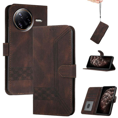 Cubic Skin Feel Flip Leather Phone Case, For Redmi Turbo 4 Pro / Poco F7, For Redmi A5 4G 171.7mm / Poco C71, For Redmi K80 Pro / Poco F7 Ultra, For Redmi K80 / Poco F7 Pro