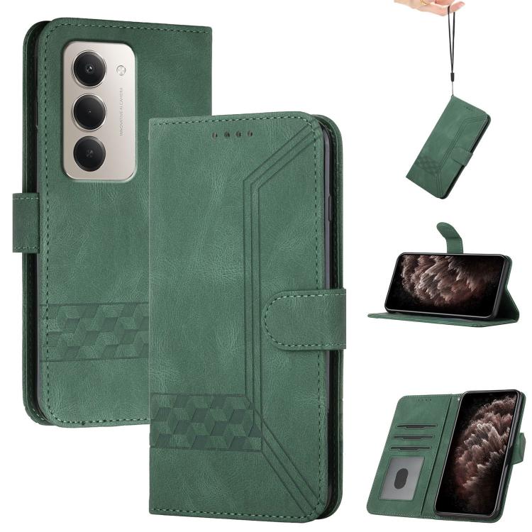 Cubic Skin Feel Flip Leather Phone Case, For Redmi K90 / Poco F8 Pro 5G, For Redmi 15 5G Global / 15 4G SEA 169.5mm, For Redmi 15 5G / 4G EU 171mm, For Redmi Turbo 4 Pro / Poco F7