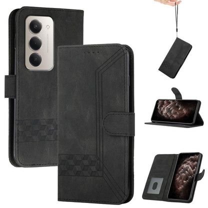 Cubic Skin Feel Flip Leather Phone Case, For Redmi K90 / Poco F8 Pro 5G, For Redmi 15 5G Global / 15 4G SEA 169.5mm, For Redmi 15 5G / 4G EU 171mm, For Redmi Turbo 4 Pro / Poco F7