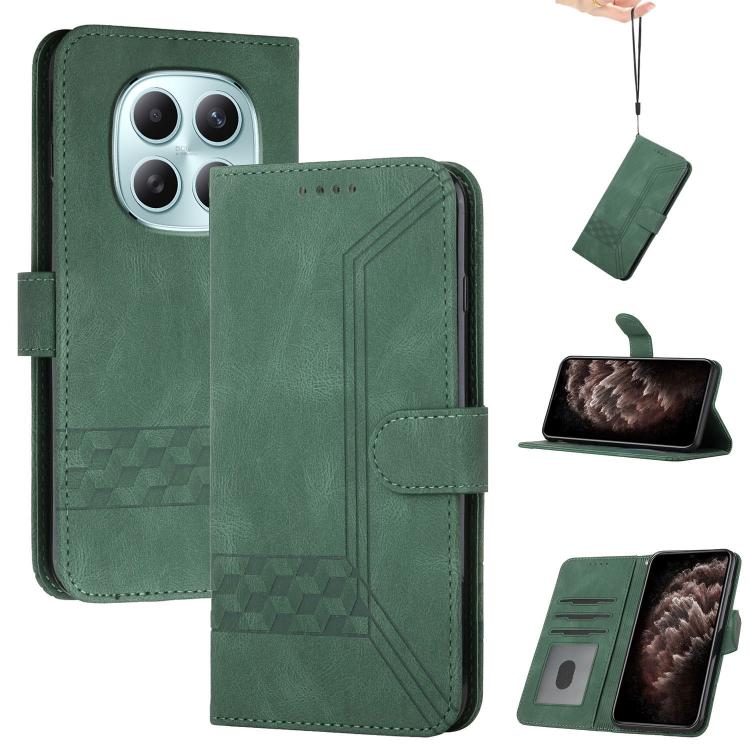 Cubic Skin Feel Flip Leather Phone Case, For Redmi Turbo 5 Max / Poco X8 Pro Max, For Redmi Turbo 5 5G / Poco X8 Pro 5G, For Redmi Note 15 4G / 5G 164mm / Poco M8 5G, For Redmi K90 Pro Max / Poco F8 Ultra