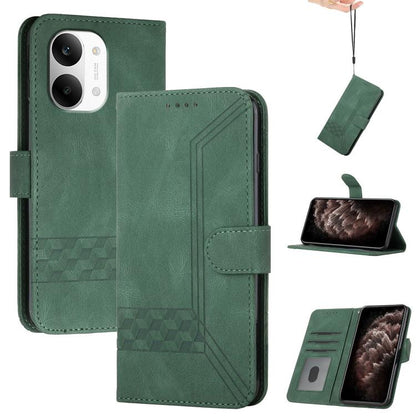 Cubic Skin Feel Flip Leather Phone Case, For Redmi Turbo 5 Max / Poco X8 Pro Max, For Redmi Turbo 5 5G / Poco X8 Pro 5G, For Redmi Note 15 4G / 5G 164mm / Poco M8 5G, For Redmi K90 Pro Max / Poco F8 Ultra