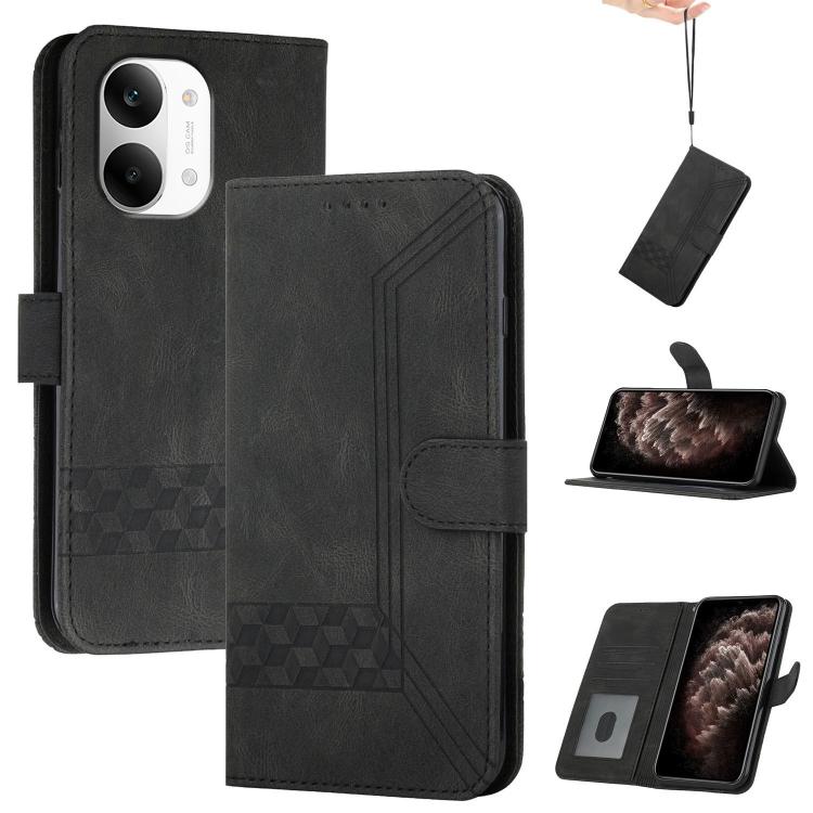 Cubic Skin Feel Flip Leather Phone Case, For Redmi Turbo 5 Max / Poco X8 Pro Max, For Redmi Turbo 5 5G / Poco X8 Pro 5G, For Redmi Note 15 4G / 5G 164mm / Poco M8 5G, For Redmi K90 Pro Max / Poco F8 Ultra