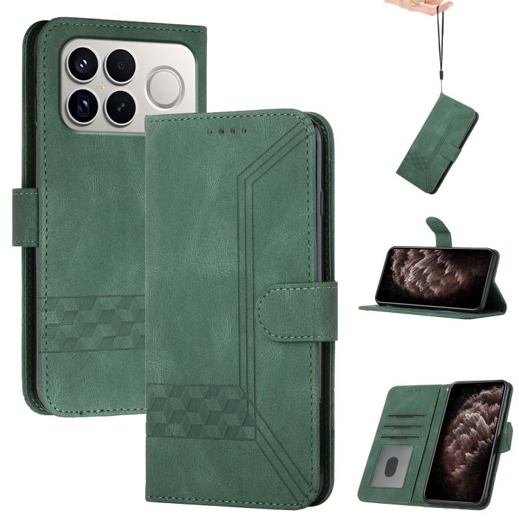 Cubic Skin Feel Flip Leather Phone Case, For Redmi Turbo 5 Max / Poco X8 Pro Max, For Redmi Turbo 5 5G / Poco X8 Pro 5G, For Redmi Note 15 4G / 5G 164mm / Poco M8 5G, For Redmi K90 Pro Max / Poco F8 Ultra