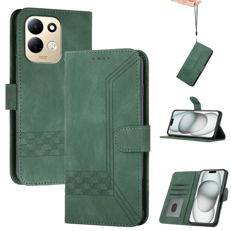 Cubic Skin Feel Flip Leather Phone Case, For Redmi K100 Pro Max 5G / Poco F9 Ultra 5G, For Redmi K100 Pro 5G / Poco F9 Pro 5G, For Redmi 17 4G / 5G Global 170mm, For Redmi A7 Pro 171mm / Poco C85x 5G