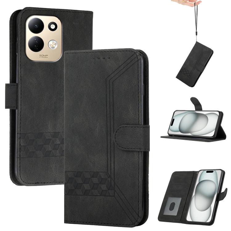 Cubic Skin Feel Flip Leather Phone Case, For Redmi K100 Pro Max 5G / Poco F9 Ultra 5G, For Redmi K100 Pro 5G / Poco F9 Pro 5G, For Redmi 17 4G / 5G Global 170mm, For Redmi A7 Pro 171mm / Poco C85x 5G