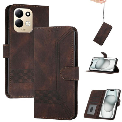 Cubic Skin Feel Flip Leather Phone Case, For Redmi K100 Pro Max 5G / Poco F9 Ultra 5G, For Redmi K100 Pro 5G / Poco F9 Pro 5G, For Redmi 17 4G / 5G Global 170mm, For Redmi A7 Pro 171mm / Poco C85x 5G