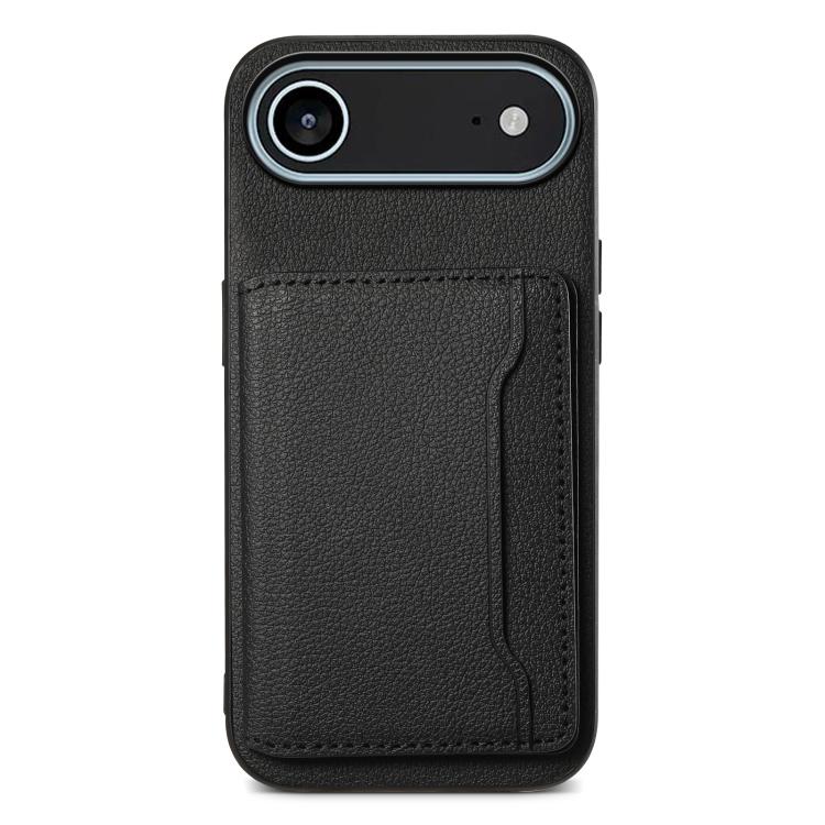 Calf Texture Card Bag Design Full Coverage Phone Case