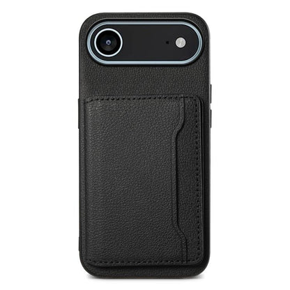 Calf Texture Card Bag Design Full Coverage Phone Case