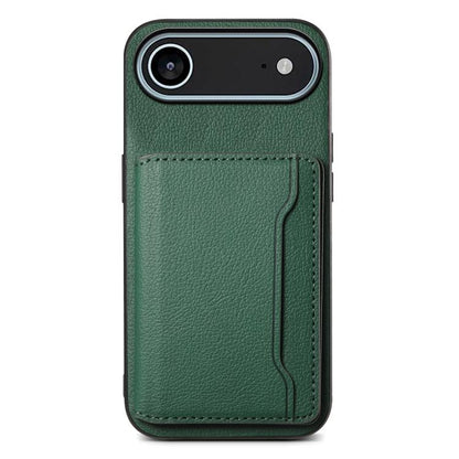 Calf Texture Card Bag Design Full Coverage Phone Case